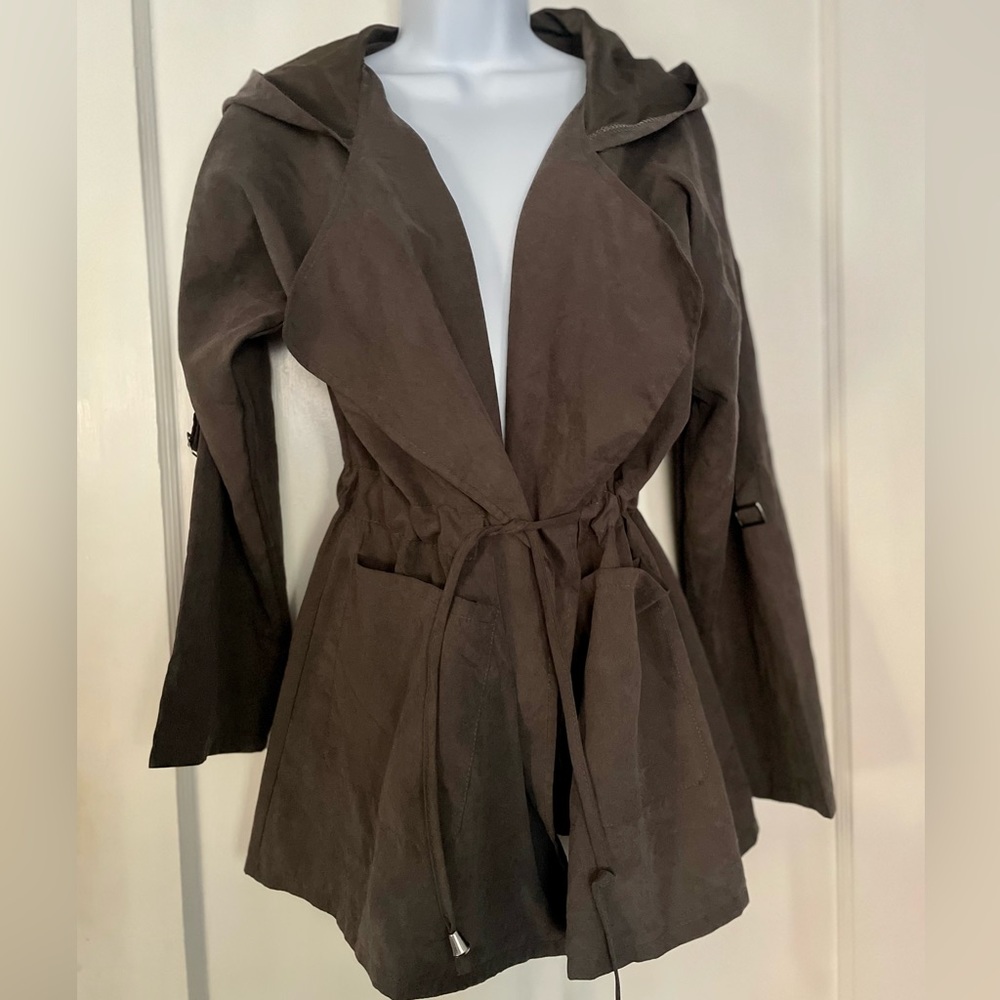 Aidan Lightweight Drawstring Hooded Jacket